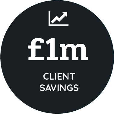 £1m client savings
